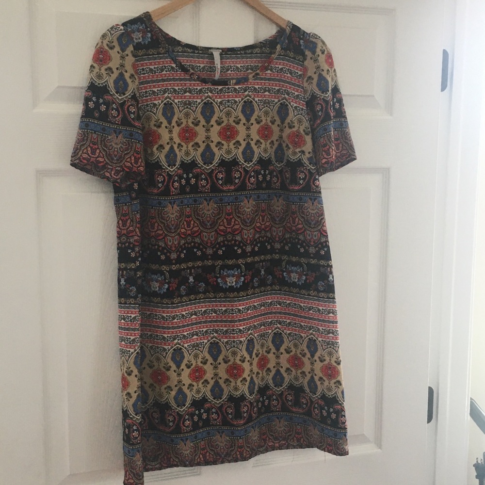 Print Flowy Dress